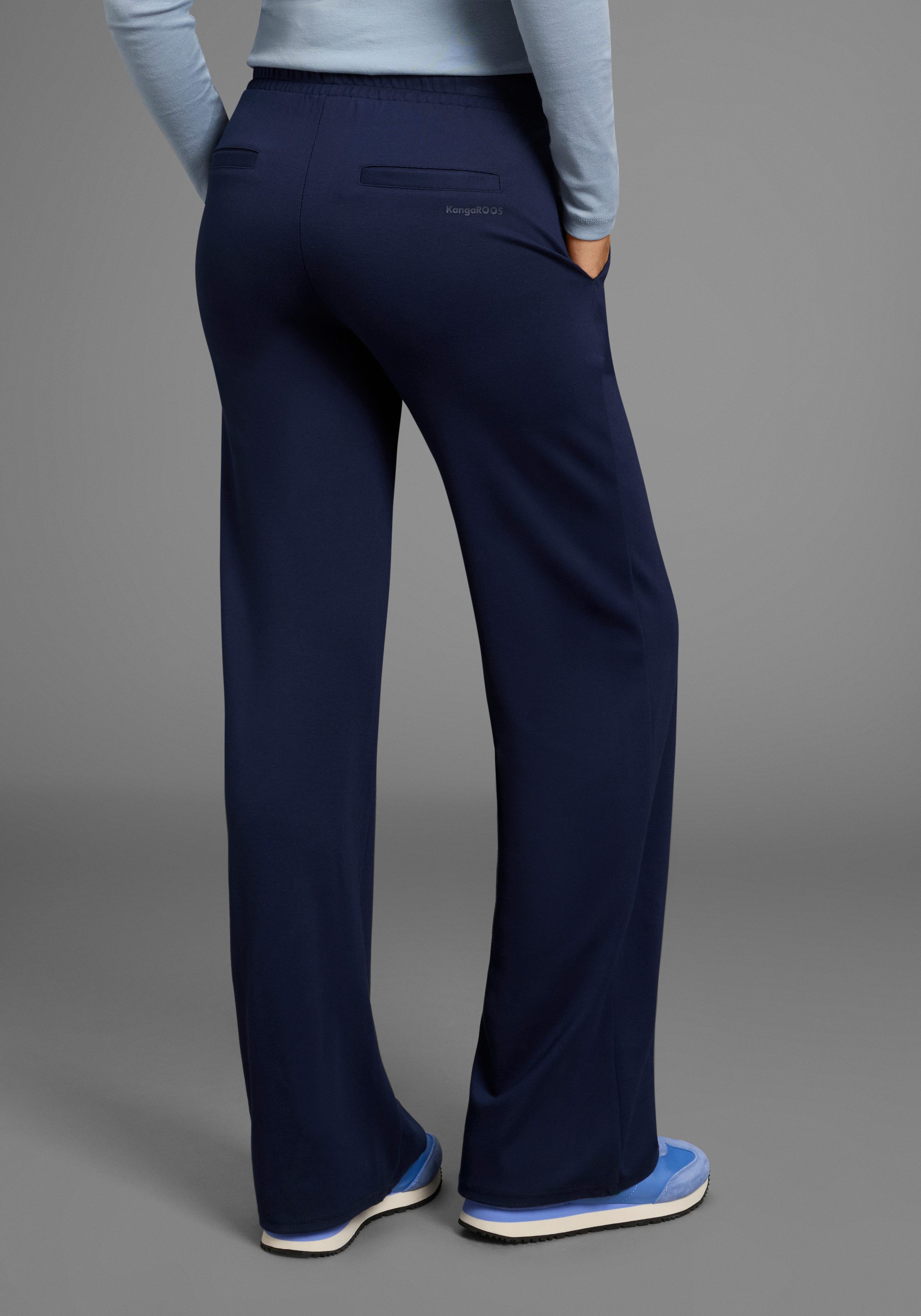 KangaROOS Palazzohose im Loose Fit mit Kordelzug günstig online kaufen