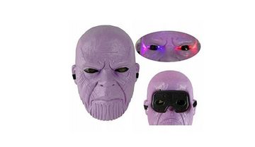 Festivalartikel Verkleidungsmaske LED Thanos Maske - Perfekt für Cosplay, Partys, (1-tlg)