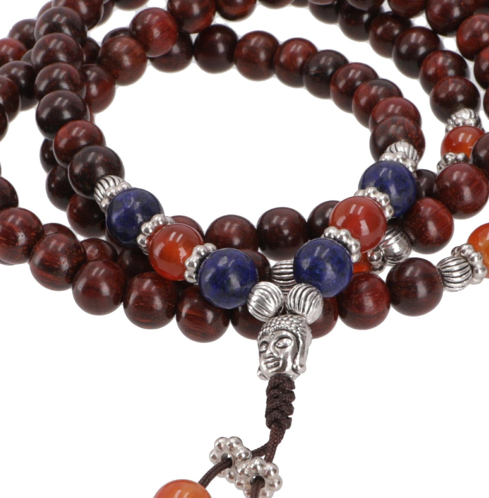 Guru-Shop Perlenkette Tibetische Mala aus Halbedelsteinen,.. günstig online kaufen