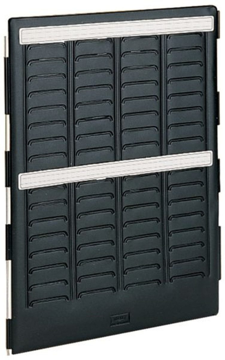 NOBO Wandtafel Erweiterungselement Mini Planer für T-Karten Gr.1,5 4 Spalten 17 Fäche