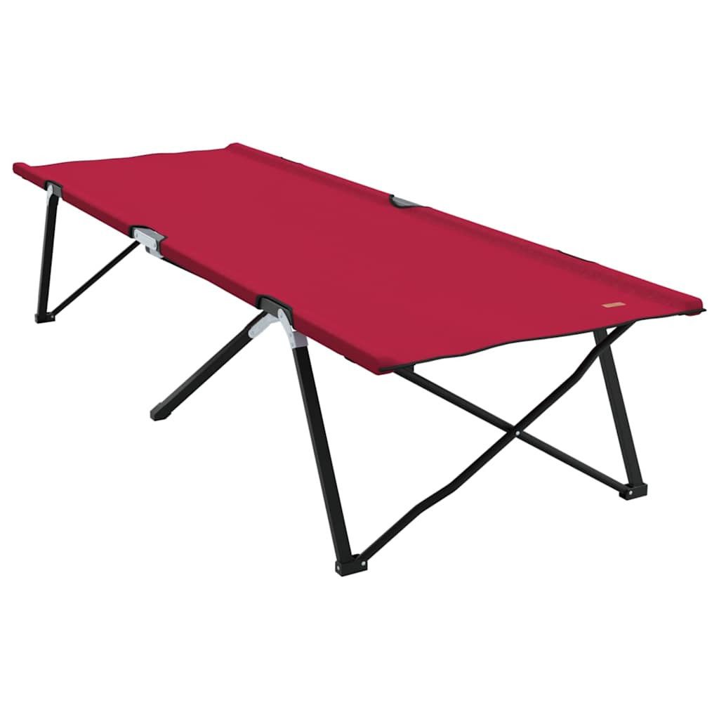 Bett Klapp Schlafbett fürs Camping Rot 206 x 76 x 74 cm