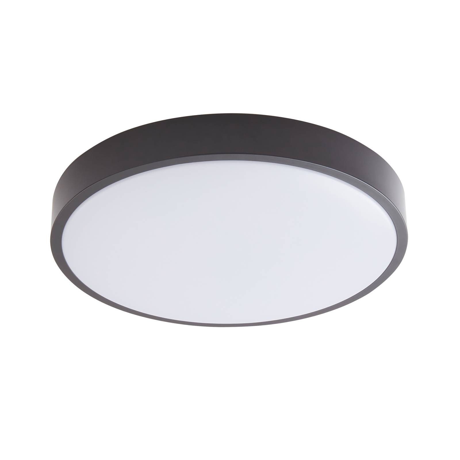 Lindby Deckenleuchten Innes, LED, Metall, Schwarz Farbwechsel RGB + weiß IP20, LED 19 W gesamt, Farbwechsel RGB + weiß