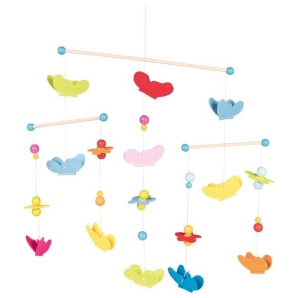 Gollnest & Kiesel Mobile Mobile Schmetterlinge Filz Babymobile Holzmobile Kindermobile 52890, (1-tlg)