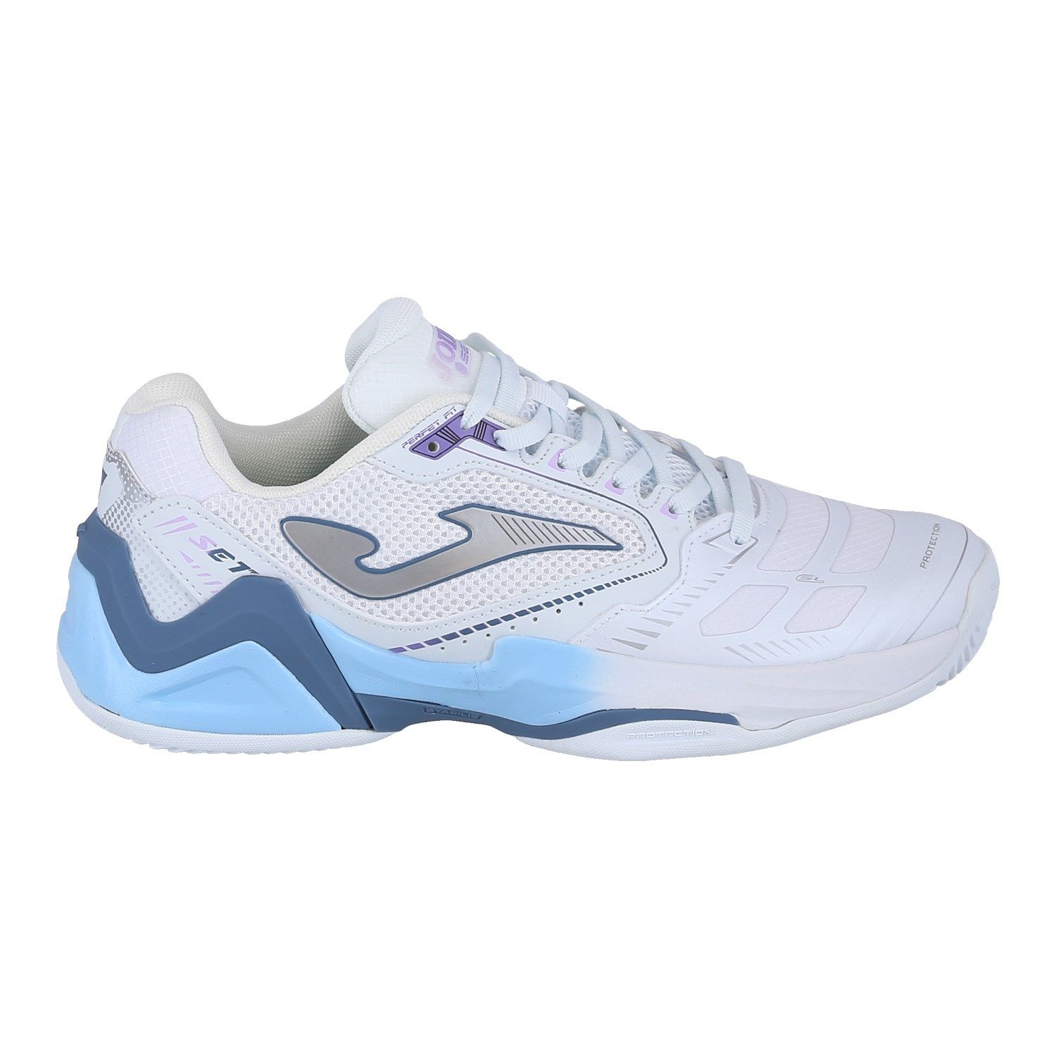 Joma Set Lady 2402 Clay/Sandplatz weiss/blau Damen Tennisschuh