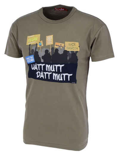 Derbe Print-Shirt Watt Mutt T-Shirt