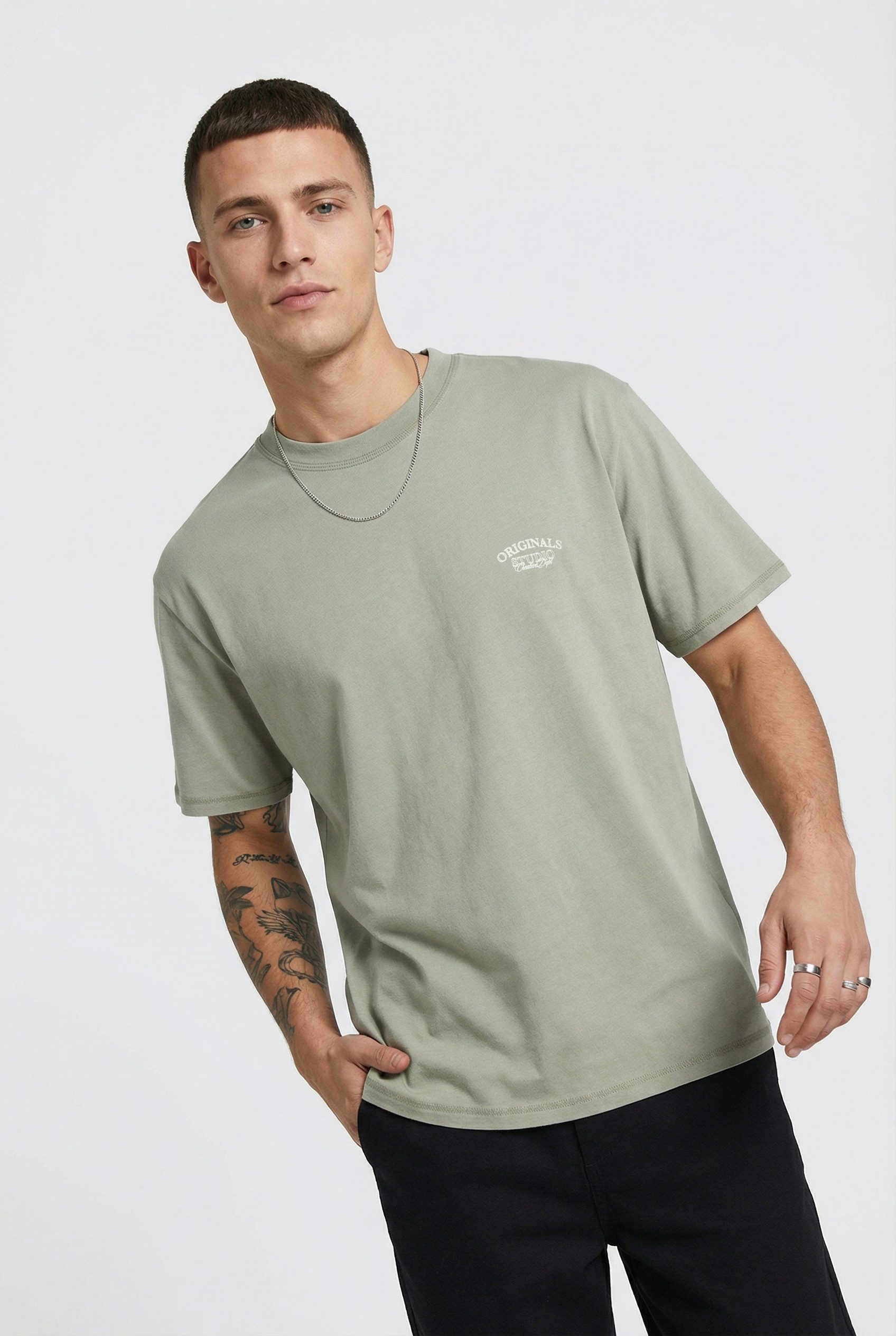 Jack & Jones T-Shirt JORGREENE BRANDING TEE SS CN CH günstig online kaufen
