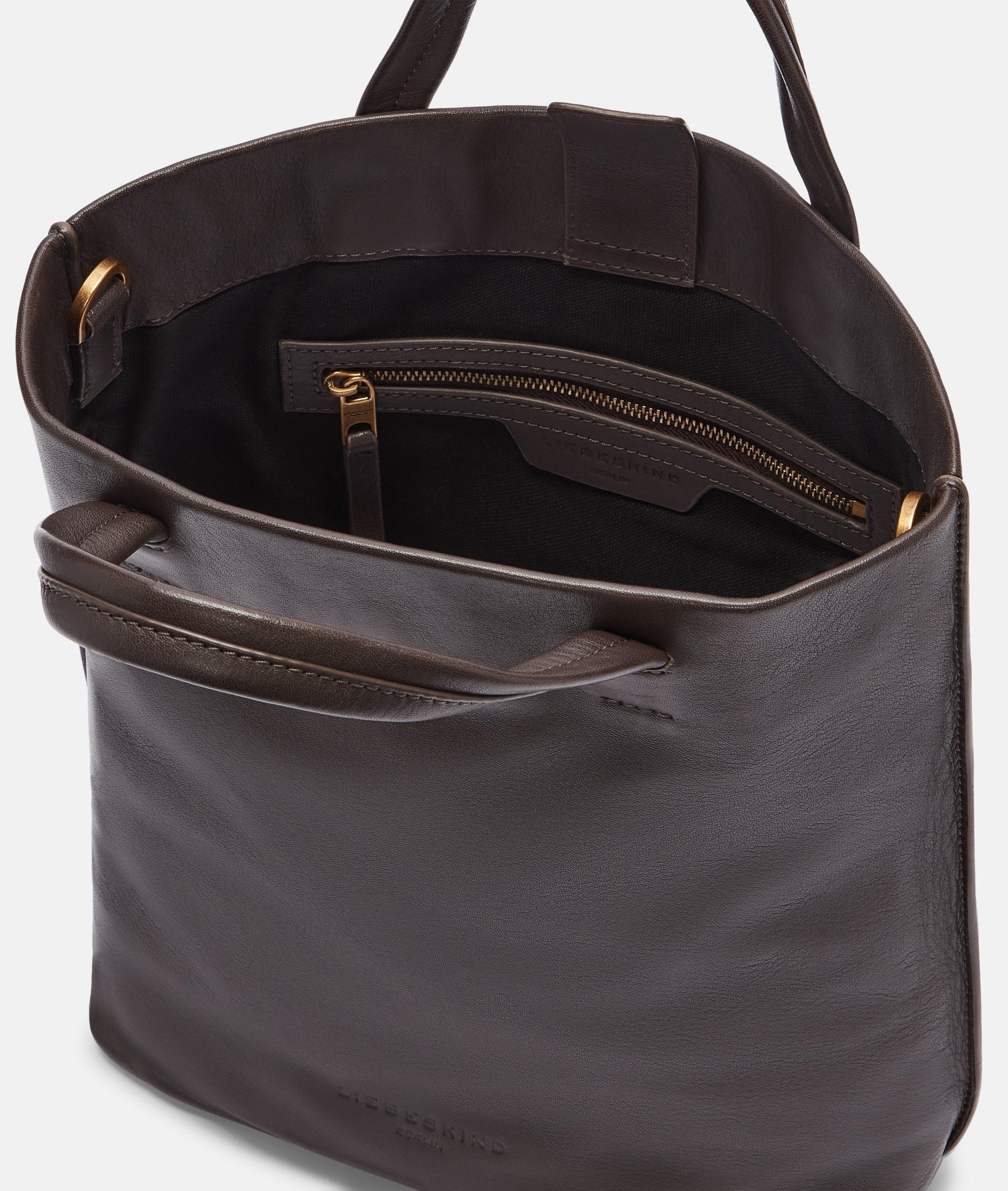 Liebeskind Berlin Handtasche Hera Tote M, Geräumige Tote-Bag aus Schafsleder