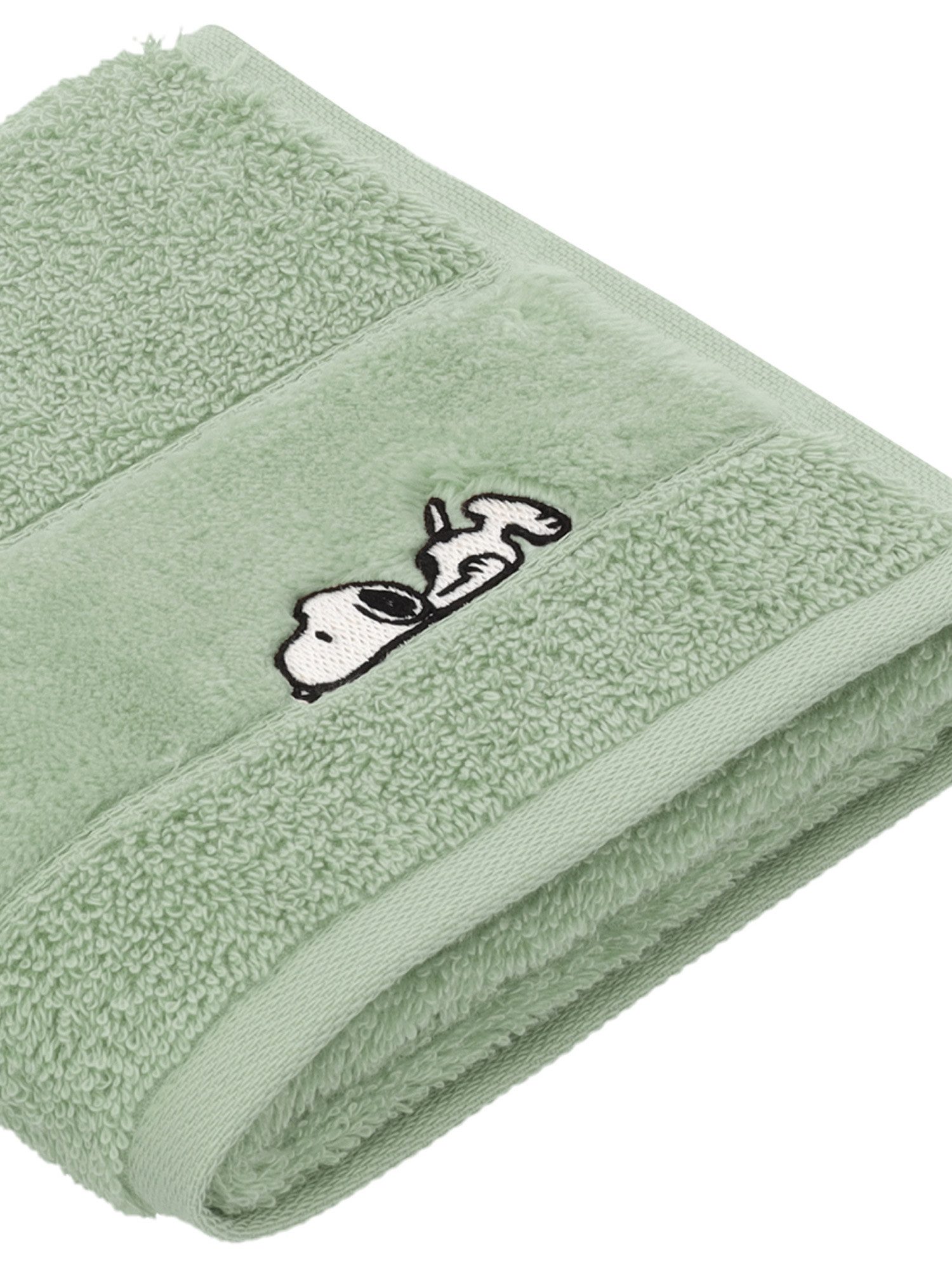 Vossen Gästehandtücher 2er Pack Gästehandtuch Sleepy Snoopy, Webfrottier (Packung, 2-St)