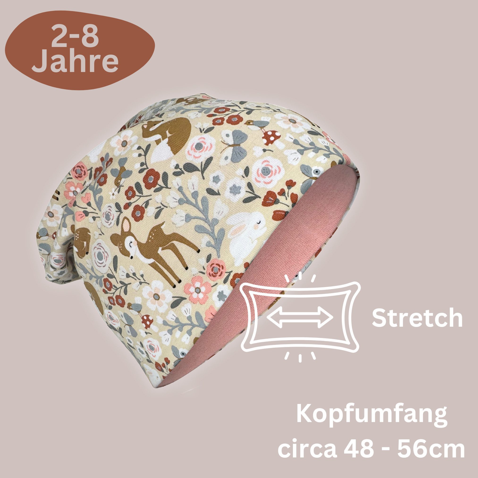 HECKBO Beanie 360° Reflektor Kinder Beanie Mütze & Loop Schal Set – Bild 3 von 5
