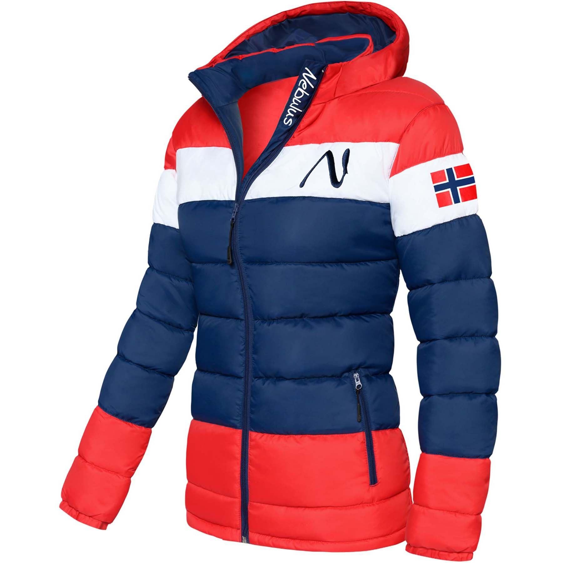 Nebulus Winterjacke MIXUP, P4833 - Damen, blau-rot, S/36