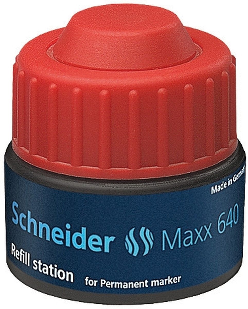 SCHNEIDER Füllhalter Permanentmarker Refill-Station 640 rot