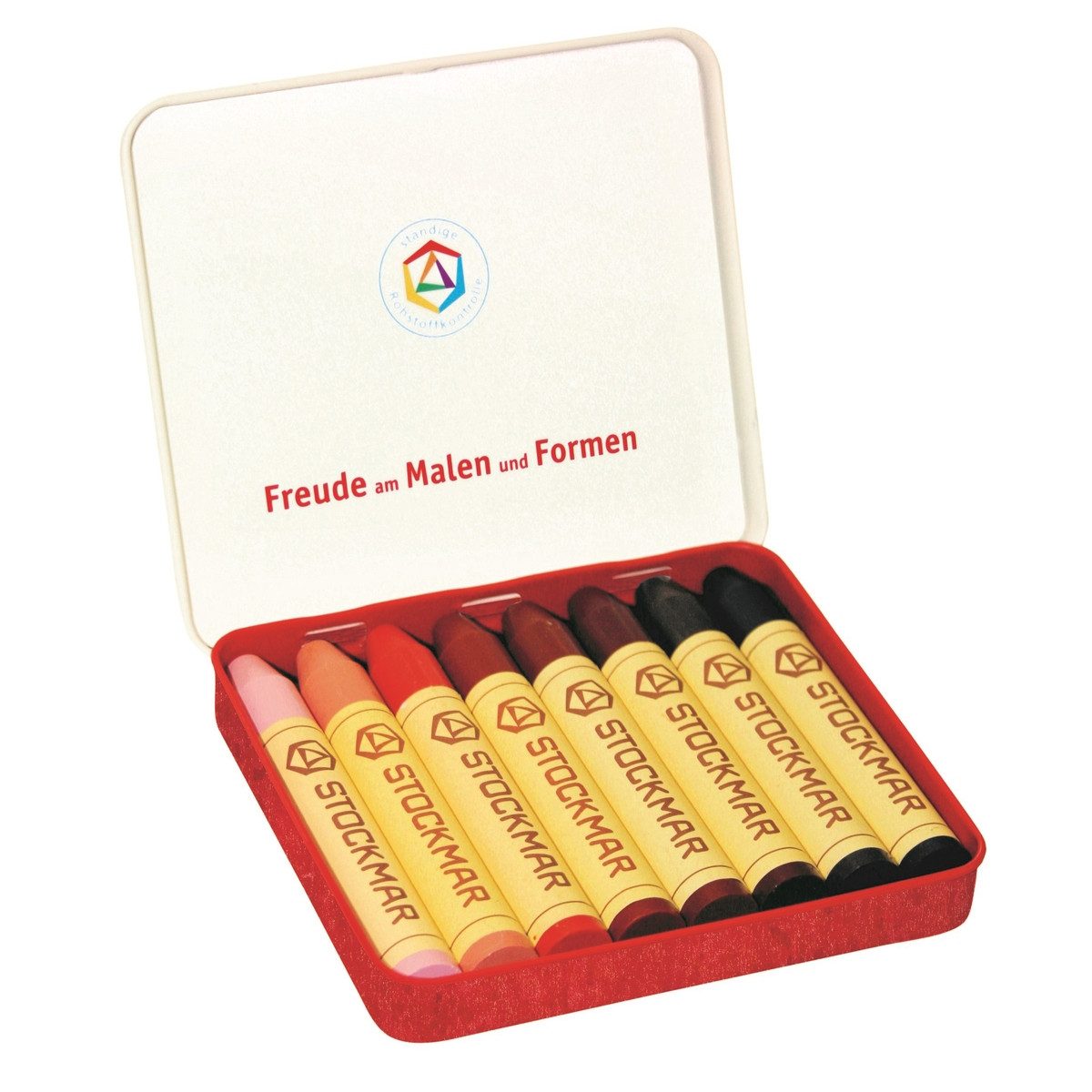 Stockmar Wachsmalstift STOCKMAR Wachsmalstifte 8 Stück Metalletui
