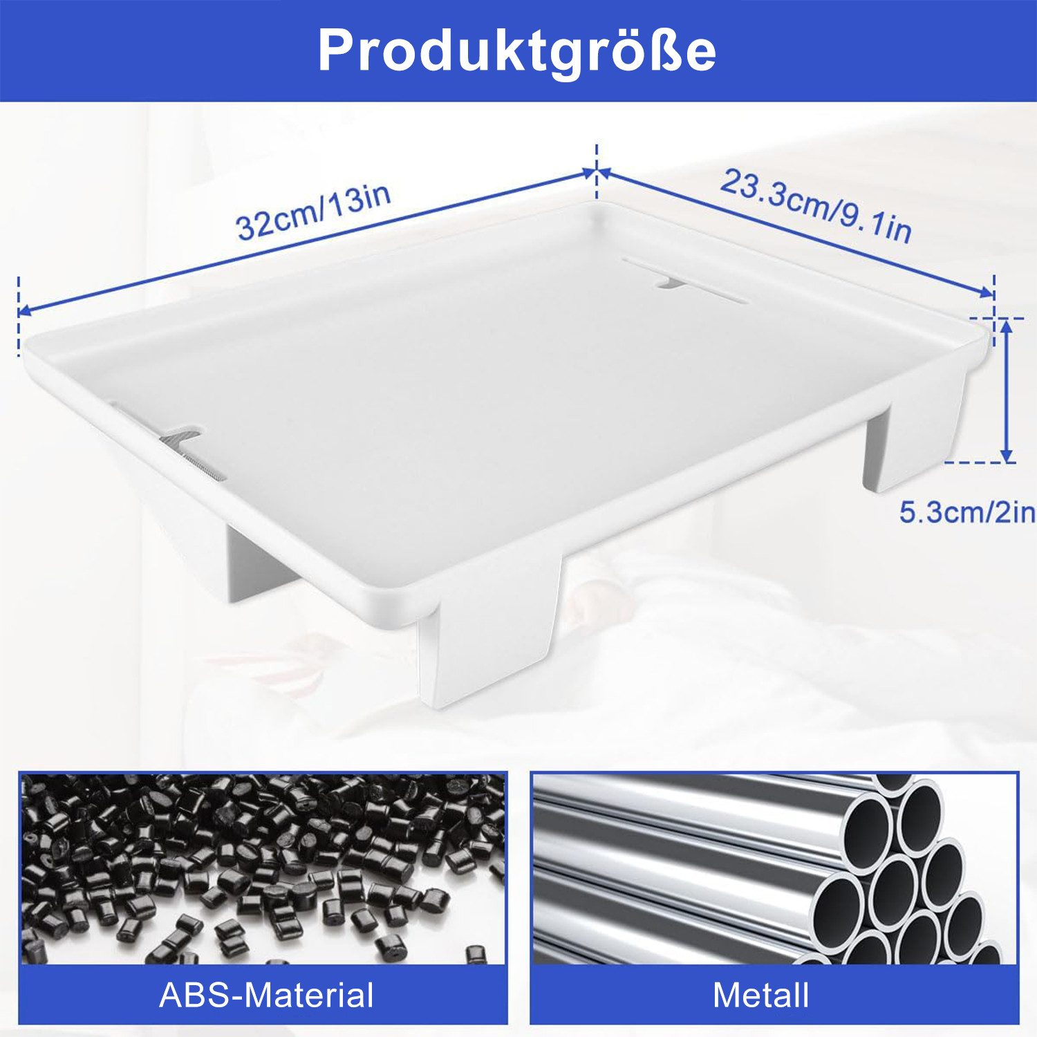 Refined Living Nachttisch Nachttisch Zum Einhängen mit Kabelöffnungen,Table günstig online kaufen