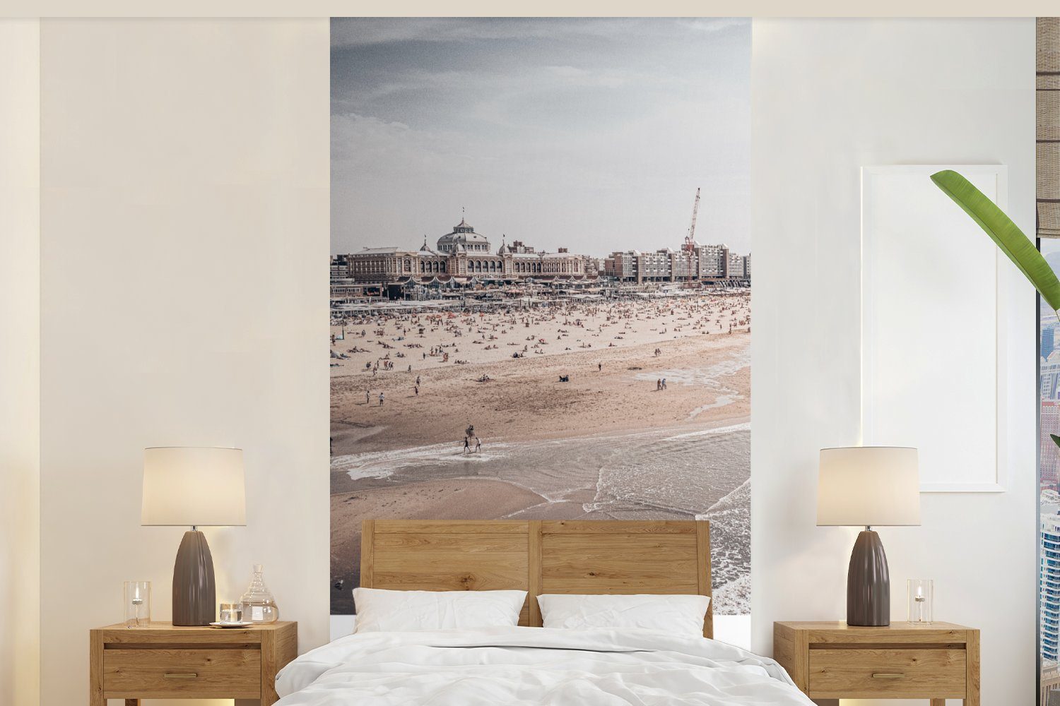 Niederlande St), Strand, Haag Küche, Fototapete Schlafzimmer (2 Den Wohnzimmer - Matt, bedruckt, Vliestapete Fototapete MuchoWow für -