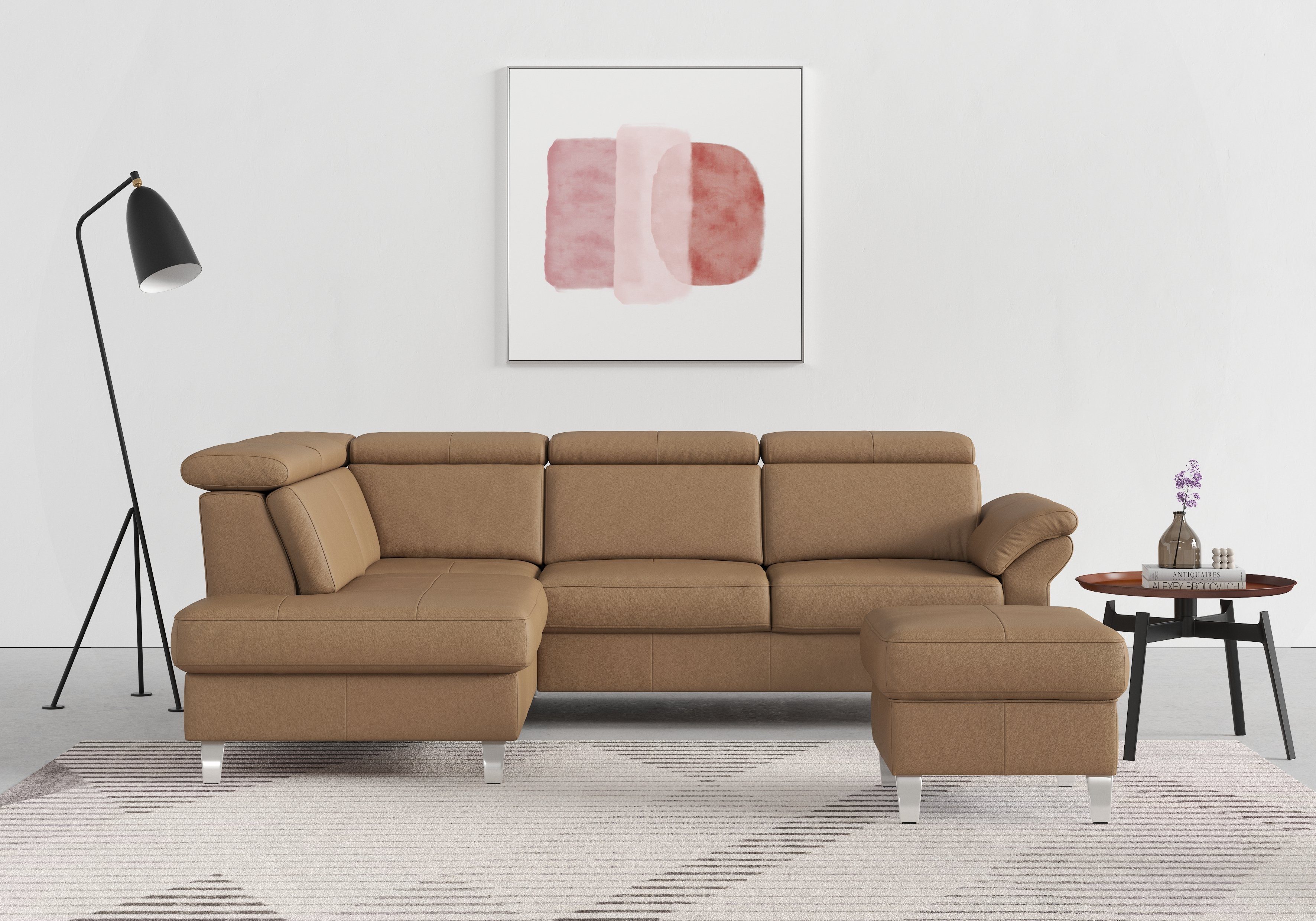 sit&more Ecksofa Arngast L-Form, inklusive Kopfteilverstellung günstig online kaufen