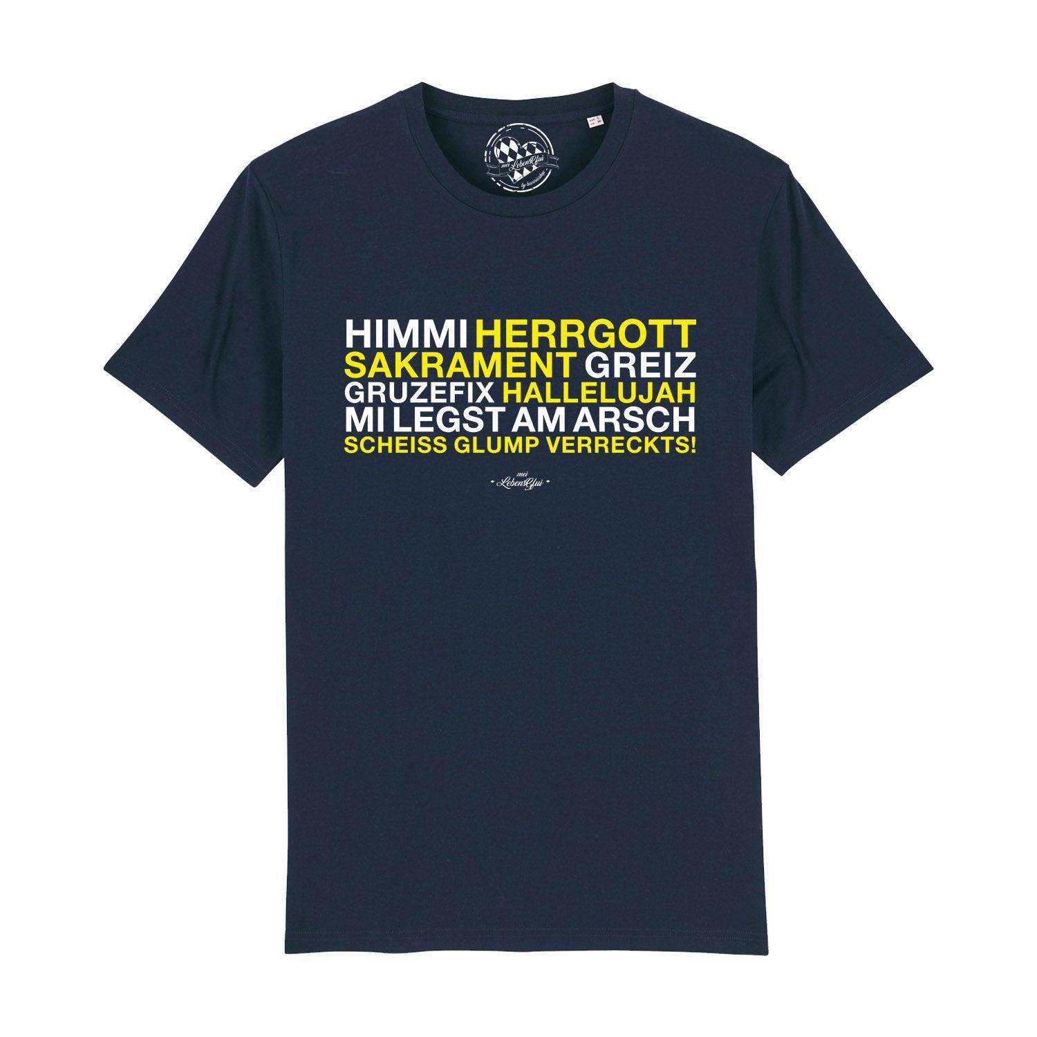 Bavariashop T-Shirt Herren T-Shirt "Himmi Herrgott" günstig online kaufen
