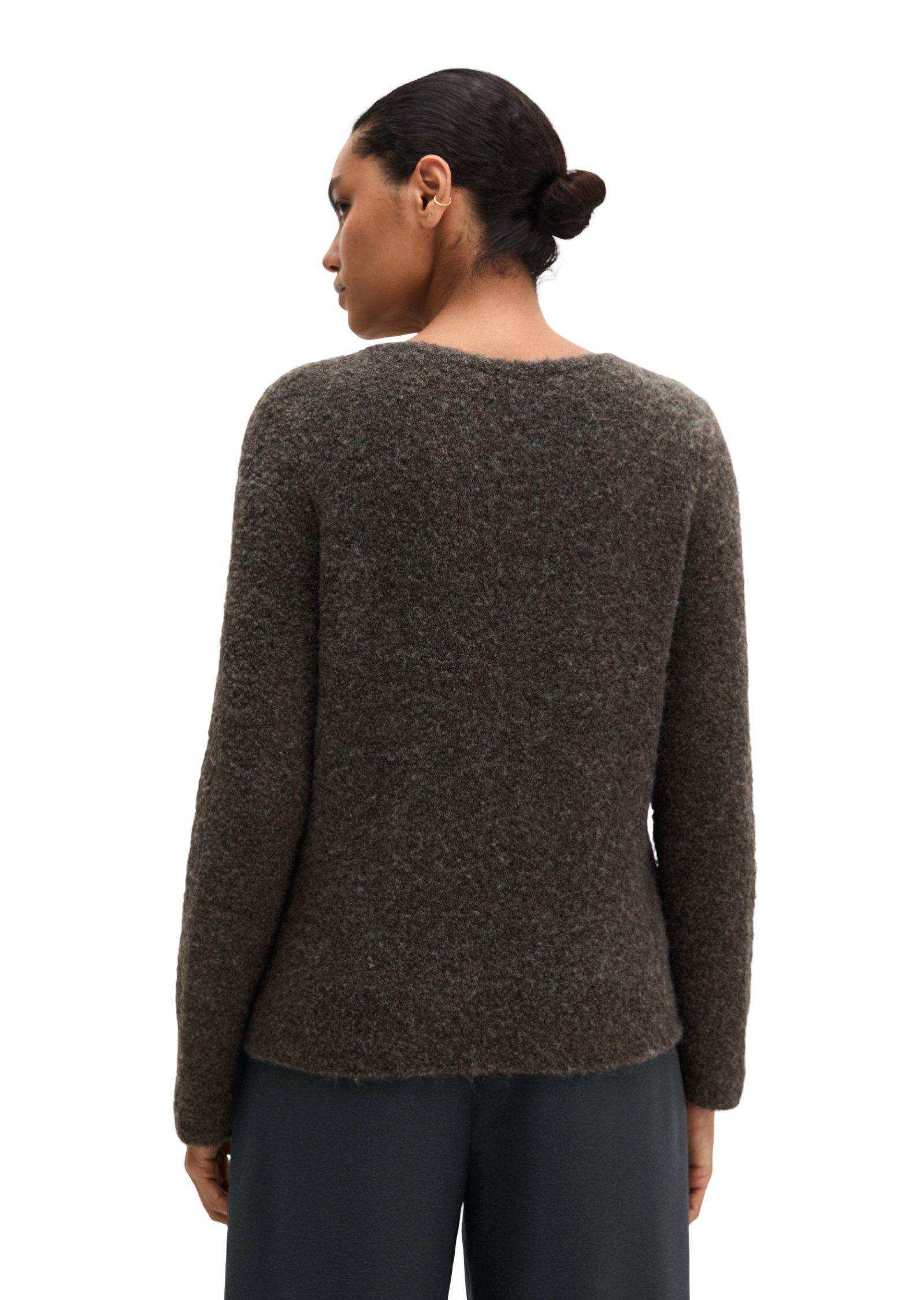 Marc O'Polo Strickpullover aus Schurwolle-Alpakawolle-Mix – Bild 3 von 5