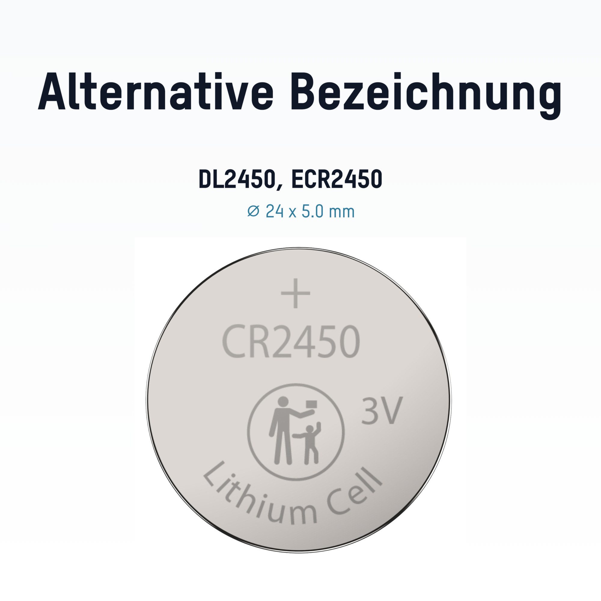 ANSMANN AG Basic 20x CR2450 / CR-2450 / DL2450 / ECR2450 Knopfzelle