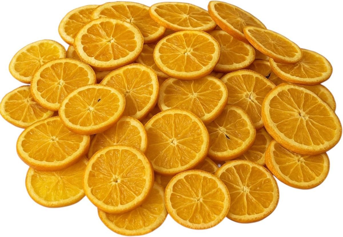 NaDeco Bastelnaturmaterial Orangenscheiben, getrocknet, in einer Packung mit 80 Stück