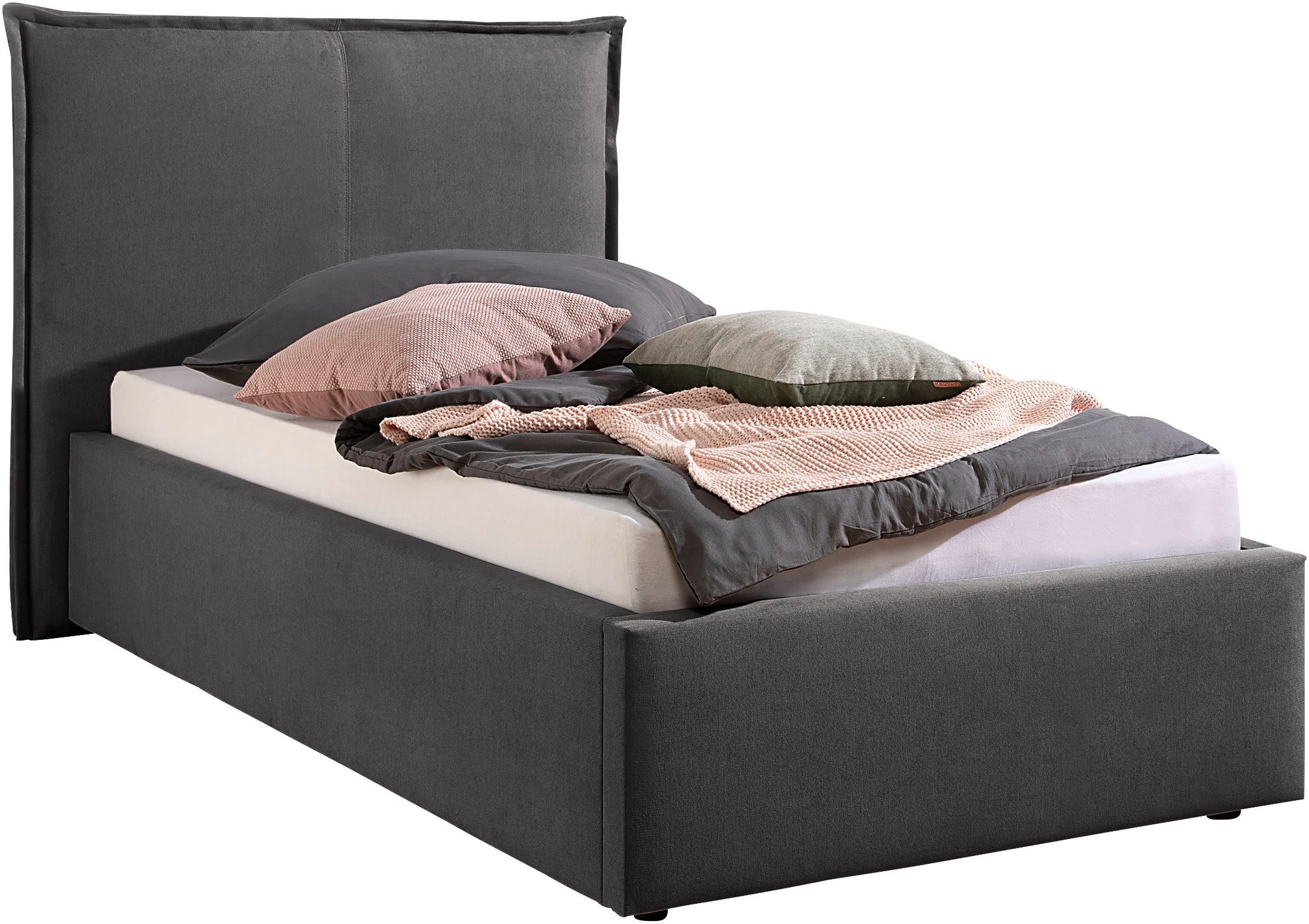Maintal Polsterbett, Bettseiten zerlegt, ohne Bettkasten