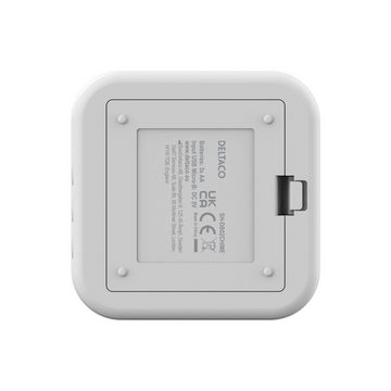 DELTACO SMART HOME SMART HOME Funk-Türklingel kompatibel zu SH-DB02 Smart Home Türklingel (Innenbereich, 1 x Funk-Türklingel, Status-LEDs, Stromversorgung über 3x AA Batterien)