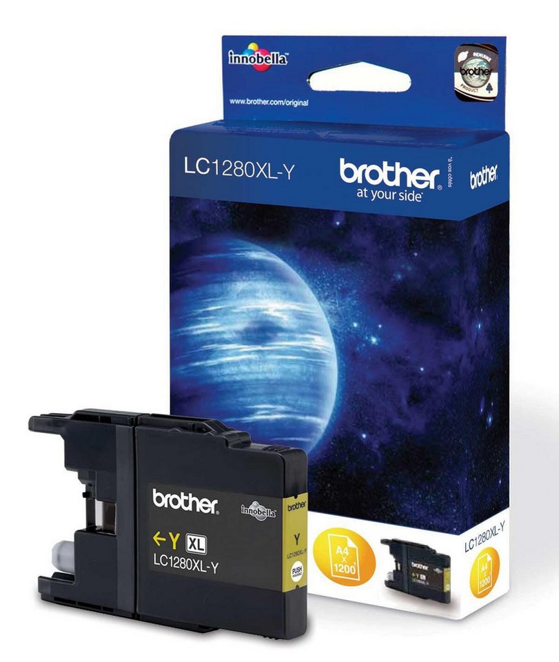 Thumbnail - Brother Brother LC-1280XLY Druckerpatrone gelb (LC1280XLY Tintenpatrone