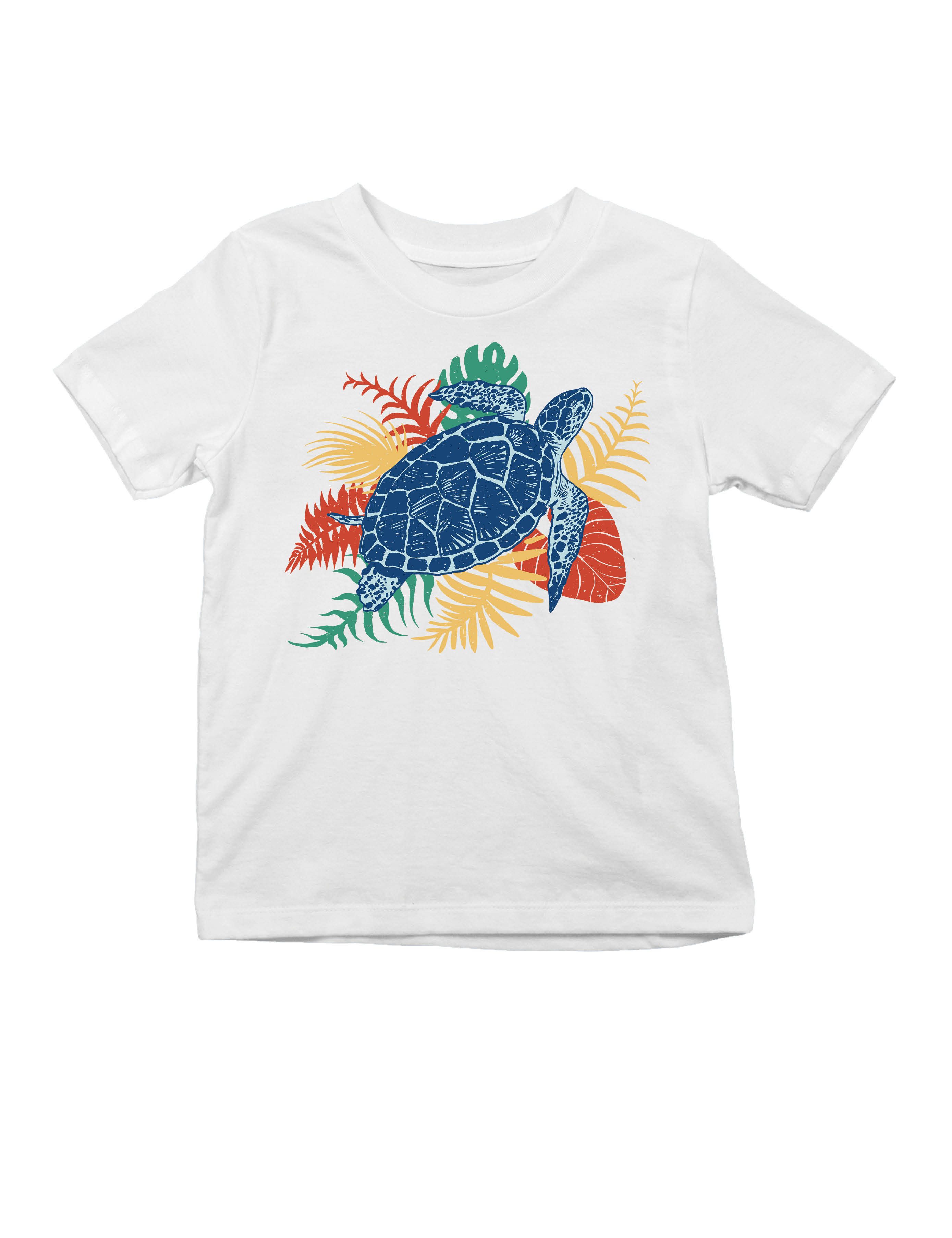 Youth Designz Print-Shirt "Buntes Schildkröten Design" Print Kinder Shirt für Jungen & Mädchen mit lustigen und stylischen Aufdruck Statement