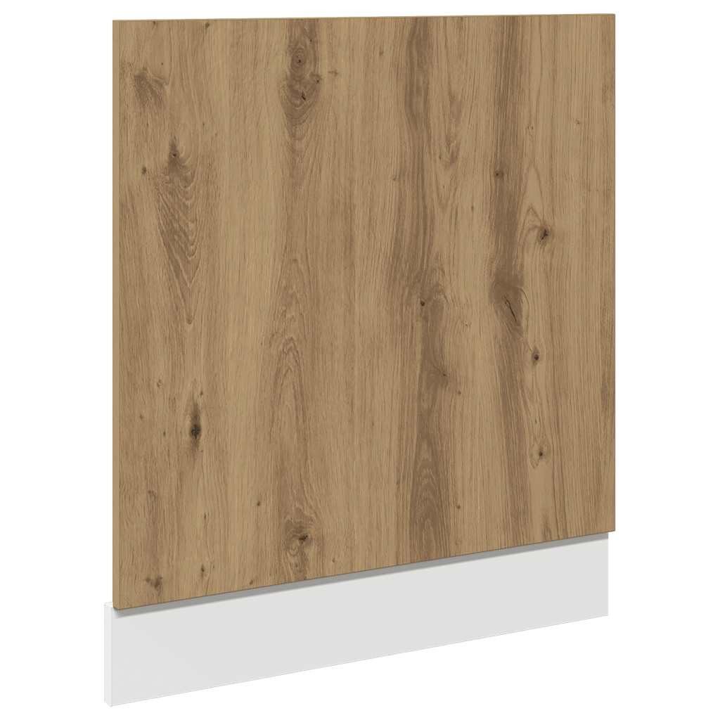 vidaXL Unterschrank Geschirrspülerblende Artisan-Eiche 60x1,5x67 cm Holzwerkstoff