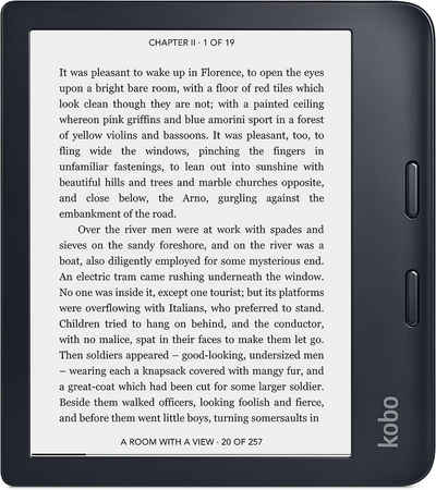 Kobo Libra 2 E-Book (7", 32 GB, Wasserdichter 7-Zoll-Touchscreen, Blendfrei, Blaulichtreduzierung)