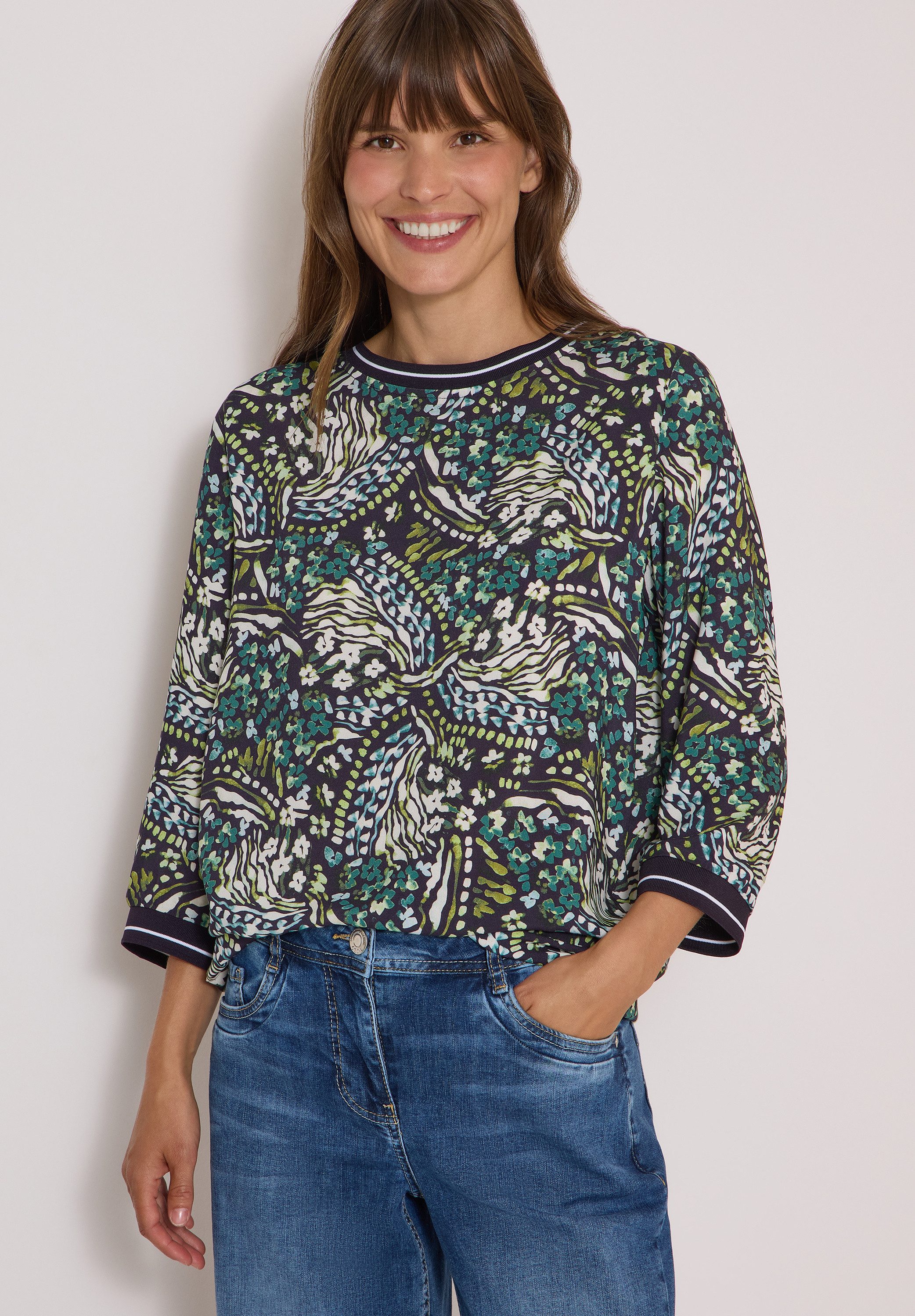 CECIL Shirtbluse aus softer Viskose