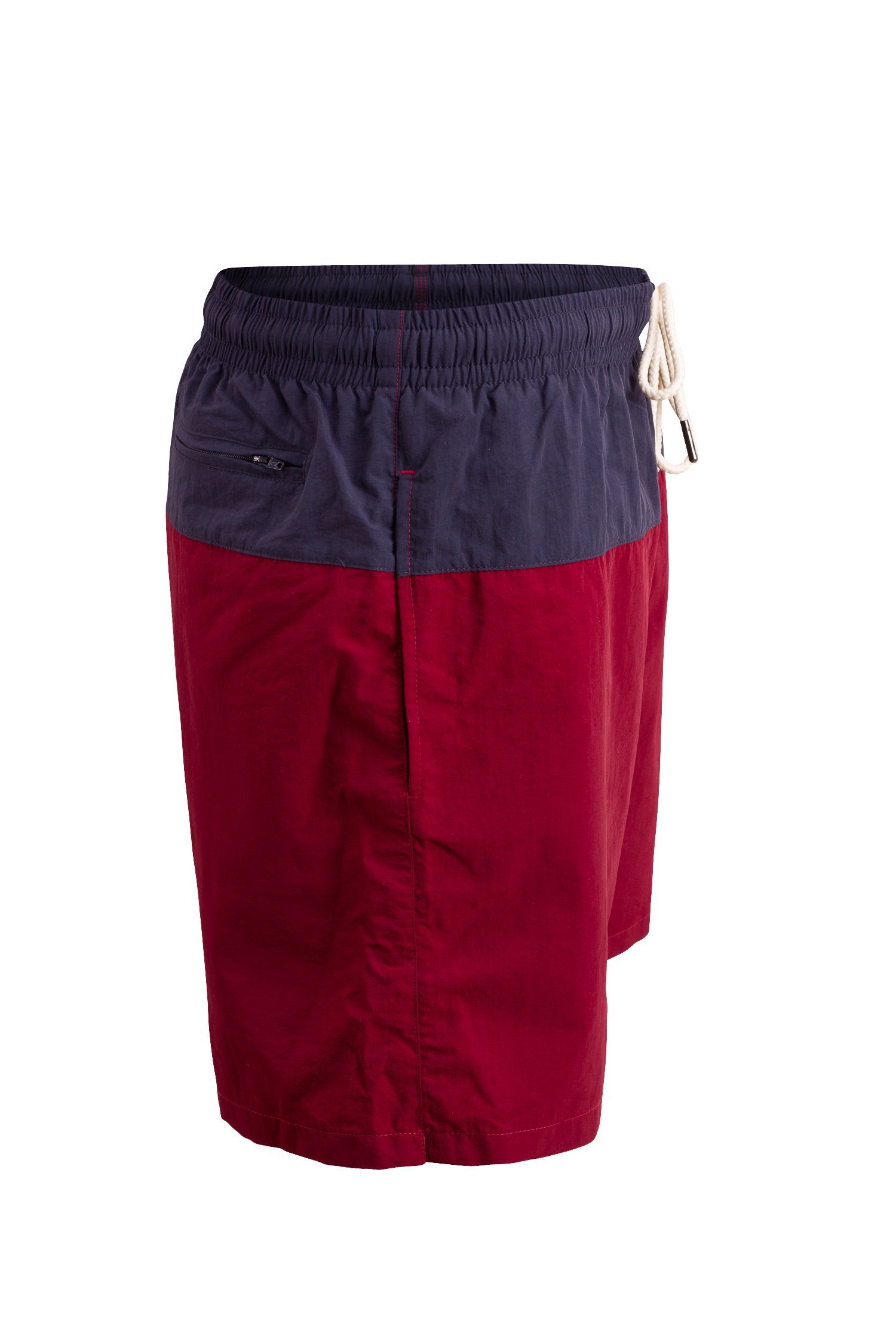 Manufaktur13 Badeshorts Swim Shorts - schnelltrocknend Badehosen Red/Navy