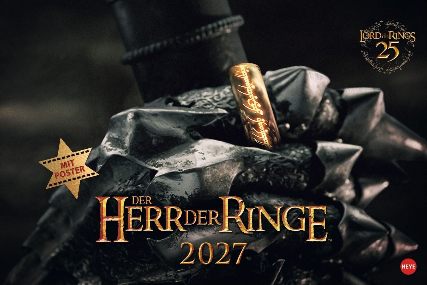 HEYE Wandkalender Der Herr der Ringe Broschur XL Kalender 2027
