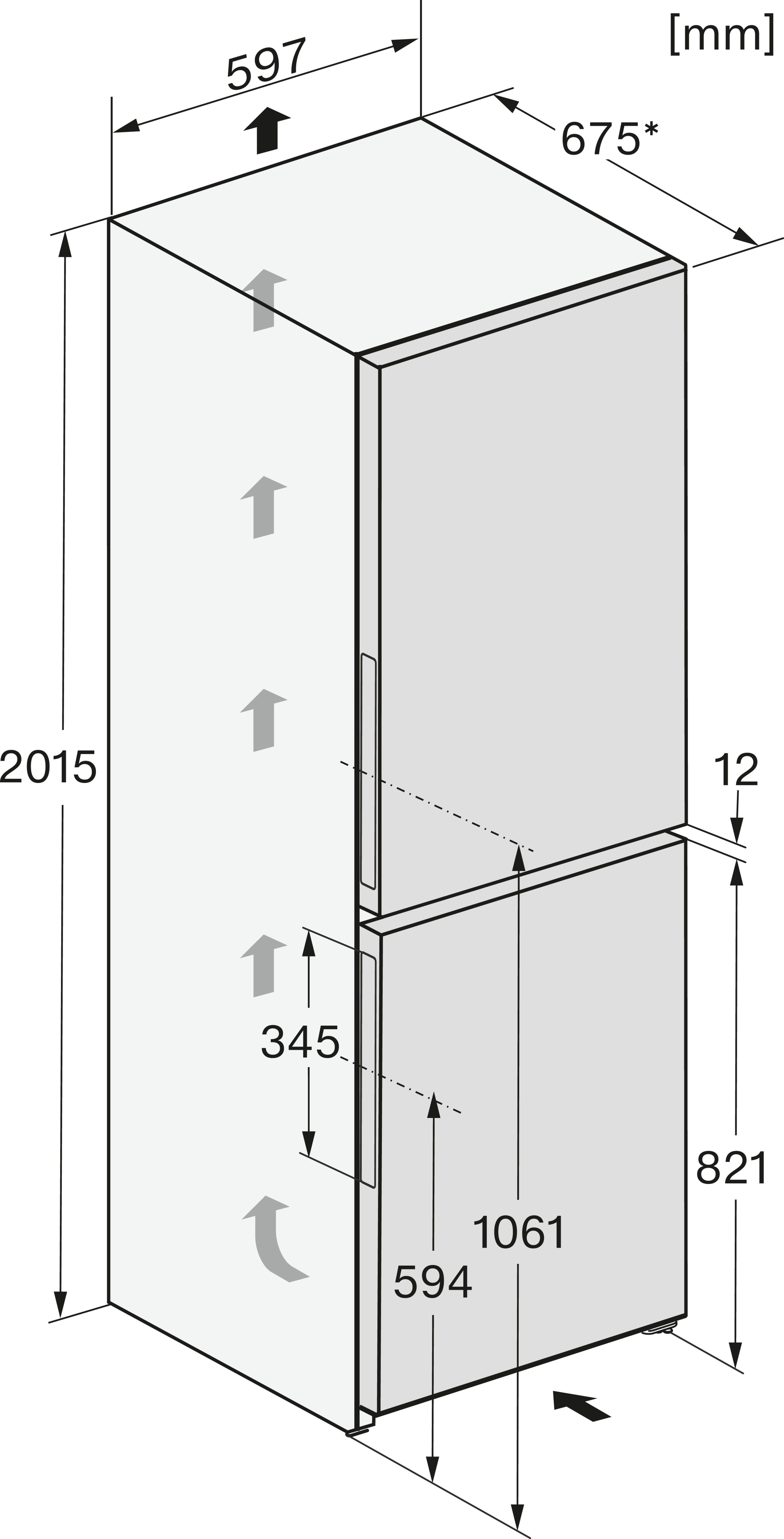 Miele Kühl-/Gefrierkombination KFN 4397 CD 125 Edition, 201,5 cm hoch, 59,7 cm breit – Bild 5 von 5
