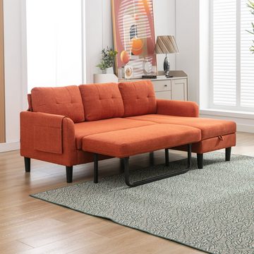 FUROKOY Ecksofa Gepolstertes Ecksofa mit Stauraum, Wende-Sofasofa, Ecksofa L-Form, Sofagarnitur, Modulares Sofa, modernes Design, Sectional sofa