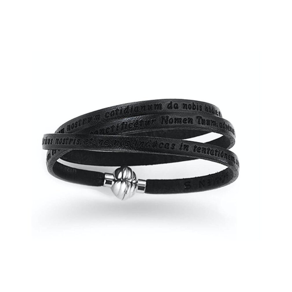Amen Armband Original leather bracelet Classic PNLA02 - Length: 57 cm