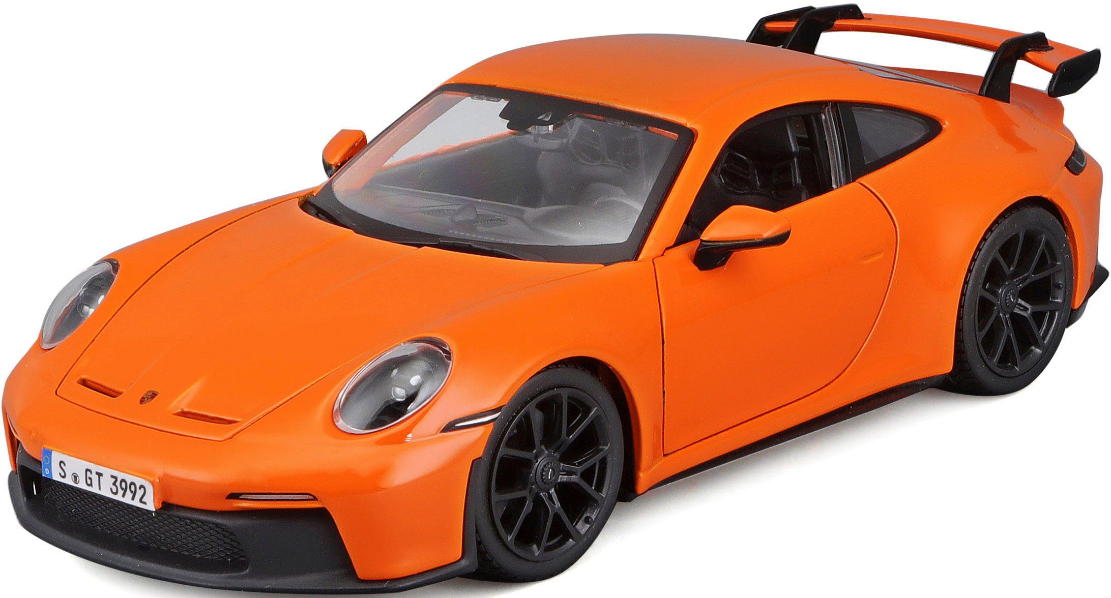 Bburago Sammlerauto Porsche 911 GT3 ´21,orange, Maßstab 1:24