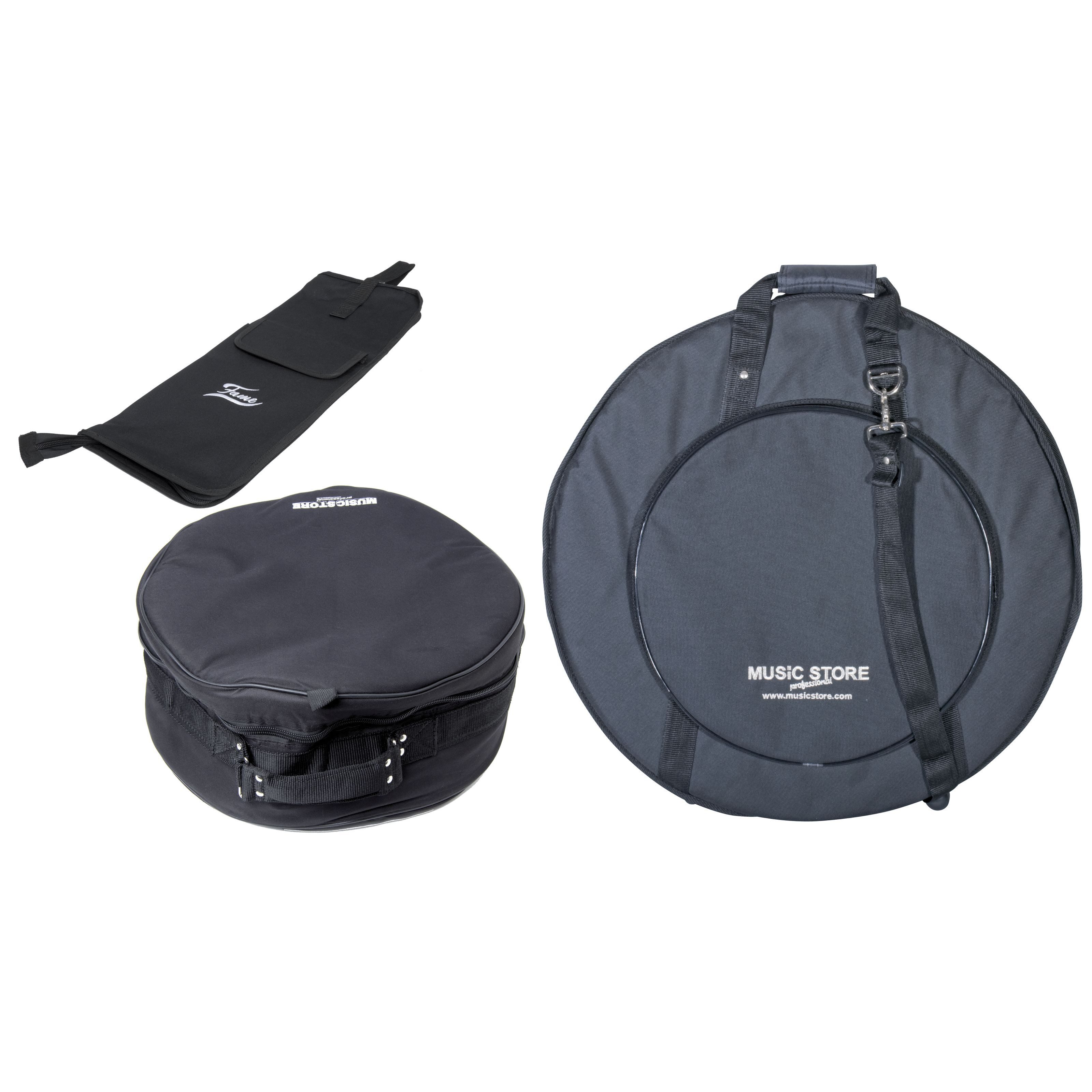MUSIC STORE Aufbewahrungstasche (Drum Taschen Set Snare Tasche 14"x55" Beckentasche 24" Drumstick Tasche Drummer Handtuch Nylon Gepolstert Drum Zubehör, Bags und Cases, Bag Sets), Drum Taschen Set, Snare Tasche, Beckentasche, Drumstick Tasche, Drum