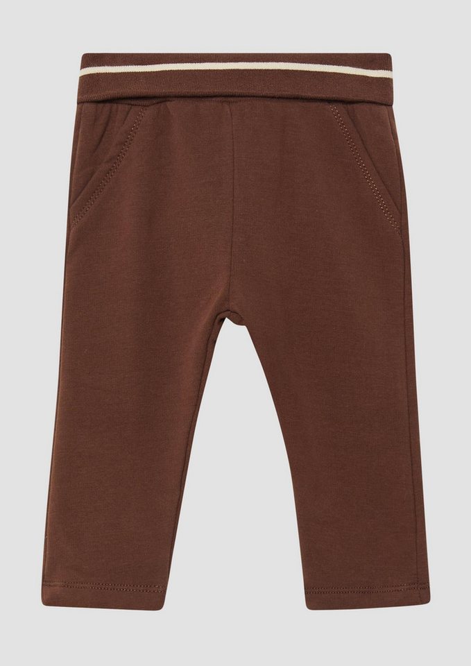 s.Oliver Leggings Leggings Kuschelige Unisex-Jogpants mit Umschlagbund