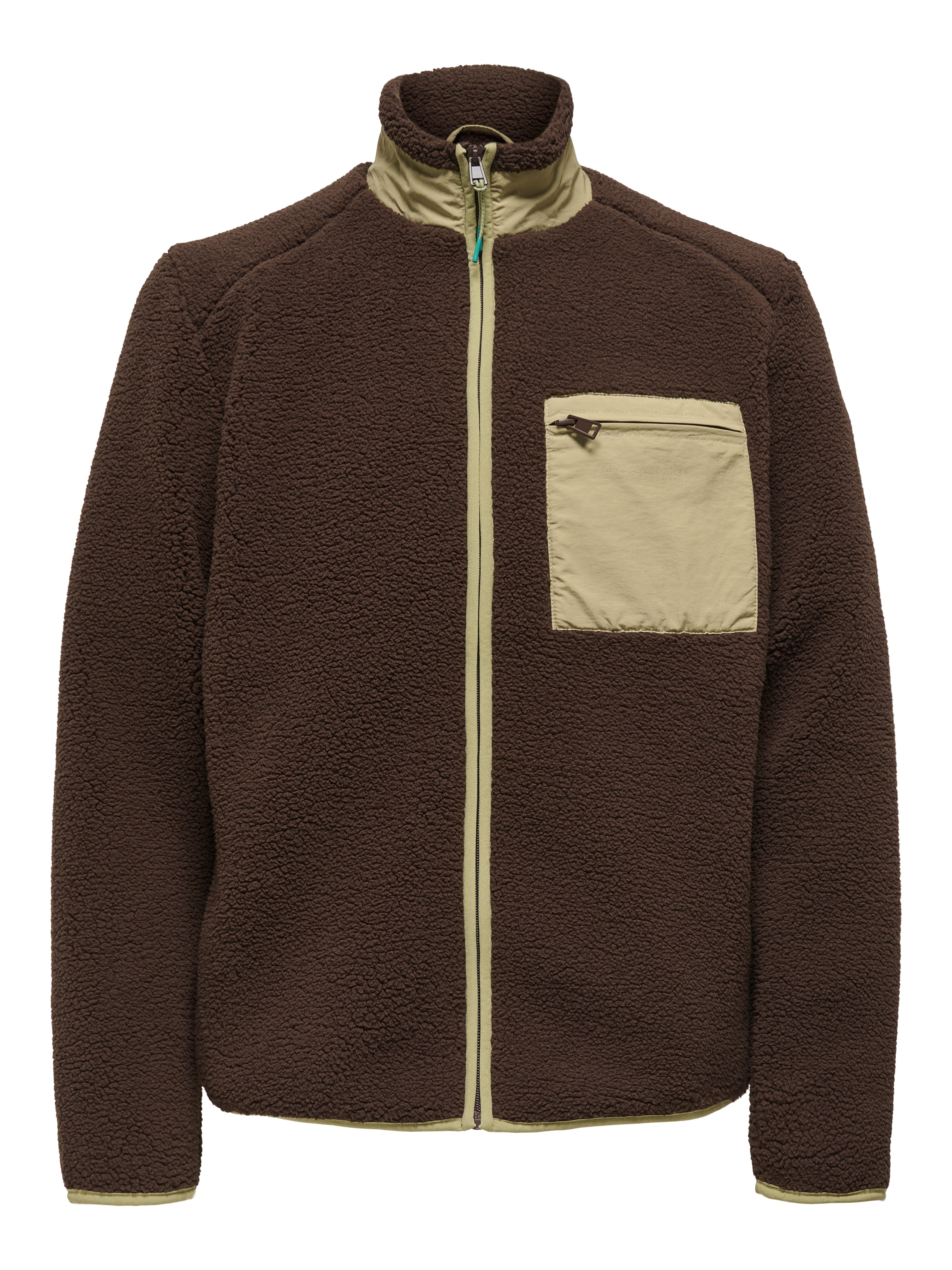 ONLY & SONS Strickfleecejacke ONSDALLAS LIFE SHERPA JACKET OTW VD