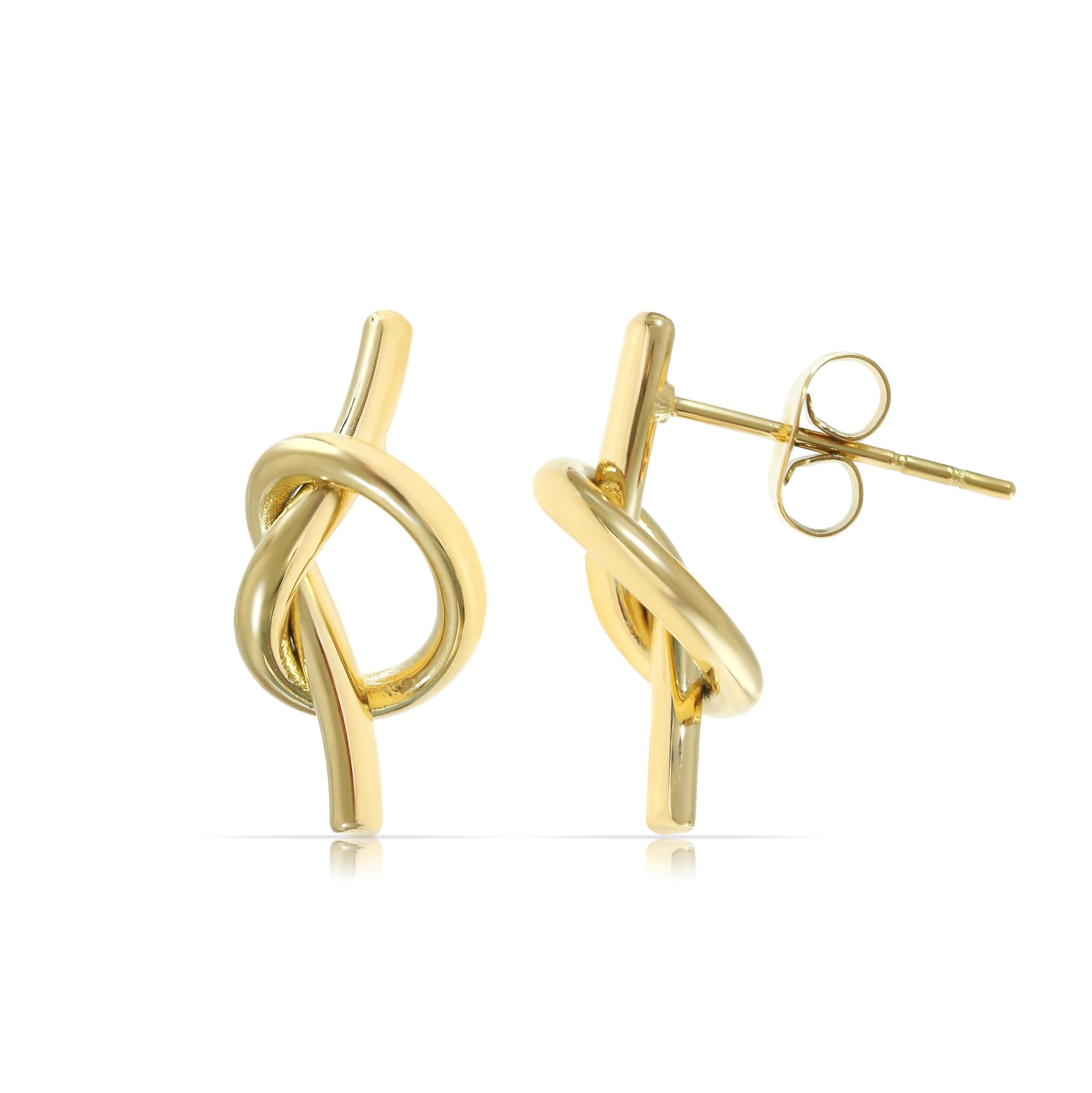 Made by Nami Ohrstecker-Set Knoten Gold günstig online kaufen