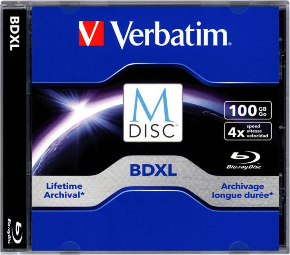 Verbatim »Verbatim M-Disc BR-D XL 100GB 4x 1er« externer Speicher (100 ...