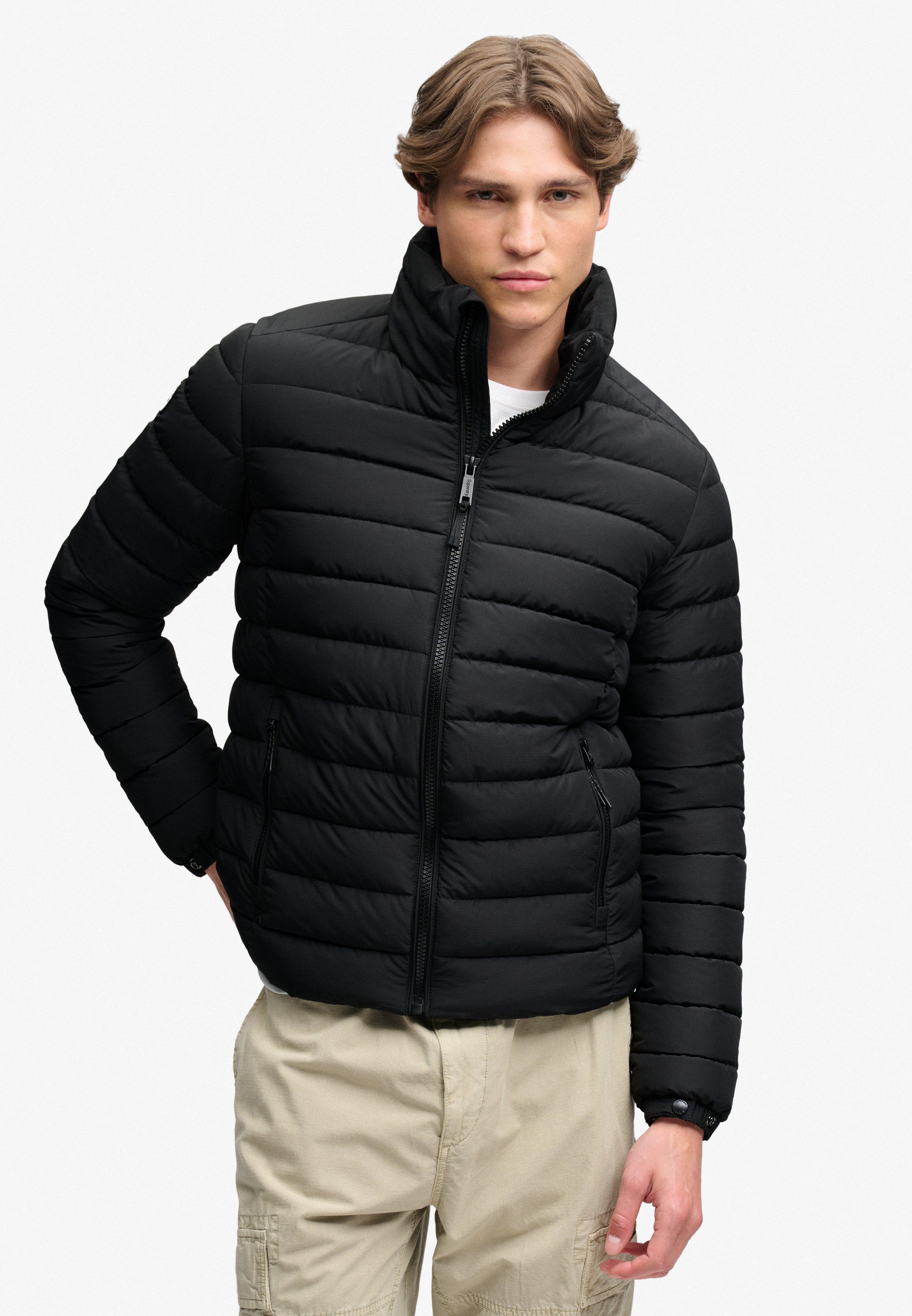 Superdry Steppjacke FUJI MIDWEIGHT PADDED JKT Kunstfaser, slim fit