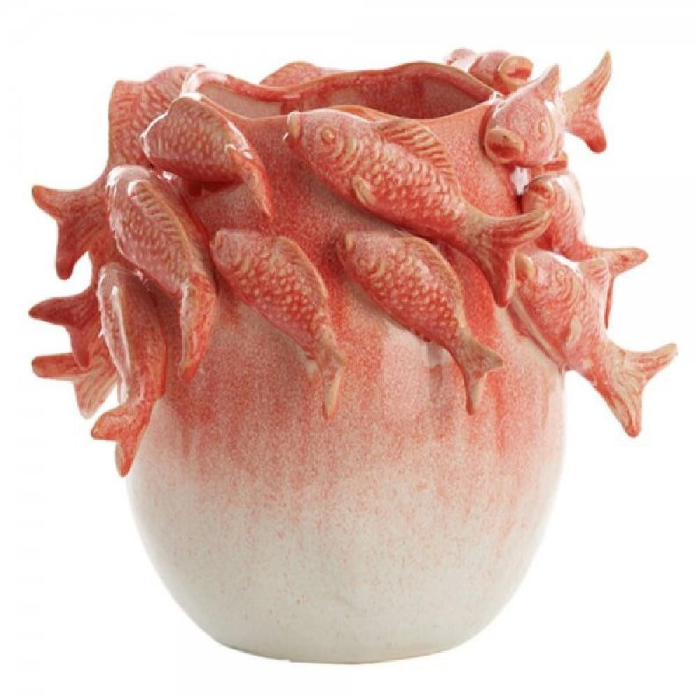 Light & Living Dekovase Vase mit Fischen (27cm)