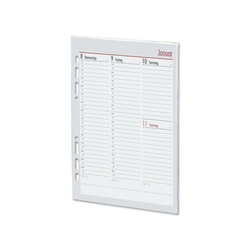 bsb-obpacher Terminkalender BSB Kalendarium Timer A5 20,5x14,6cm vertikal 2027 (02-0096)