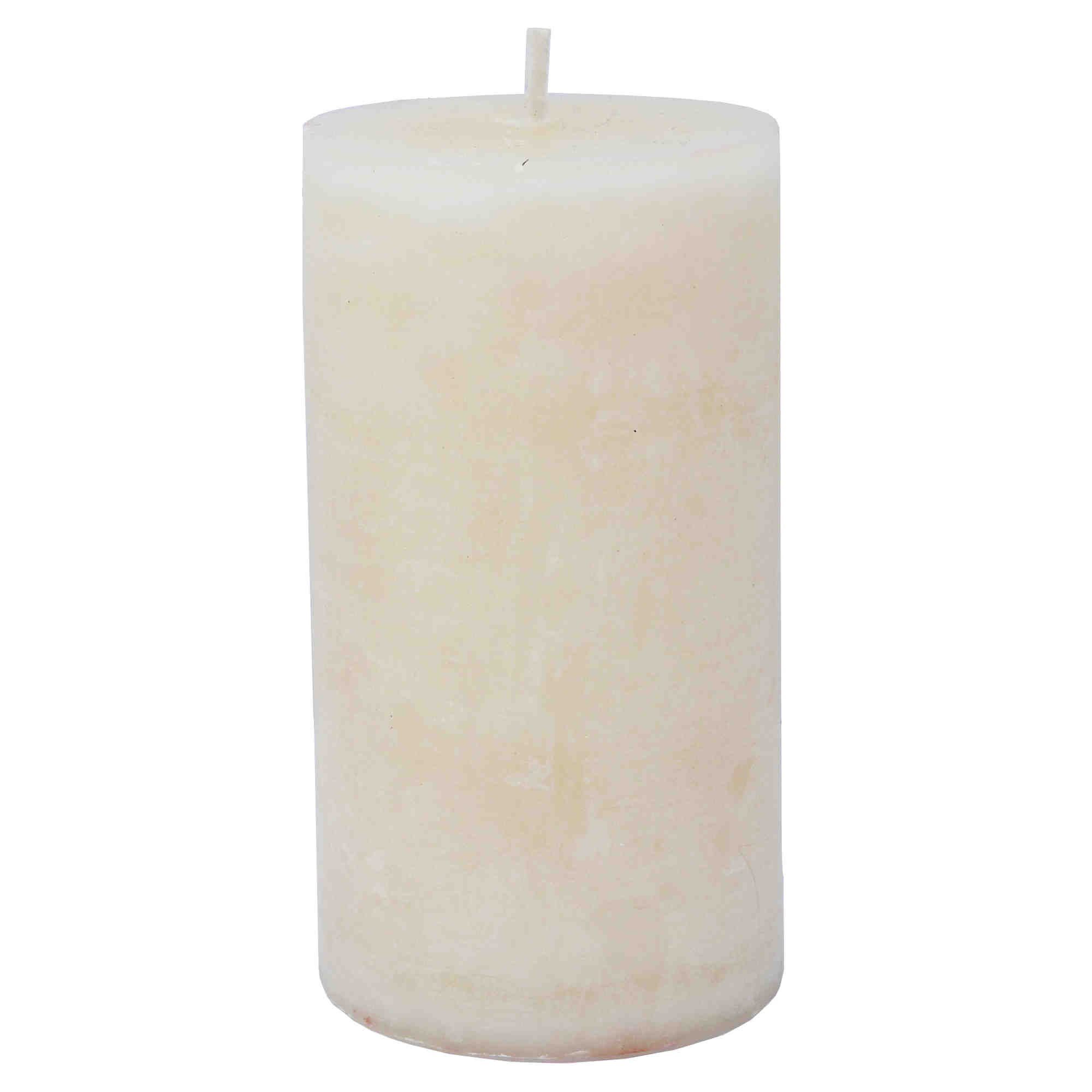 B&S Stumpenkerze Stumpenkerze durchgefärbt champagner 15 x Ø 8 cm günstig online kaufen