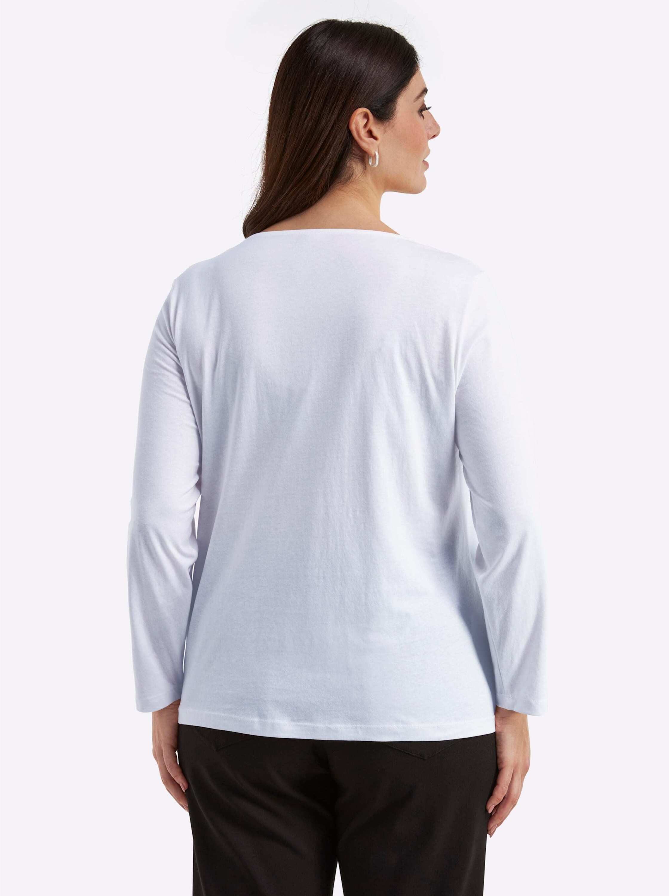 Sieh an! T-Shirt Langarm-Shirt Langarm