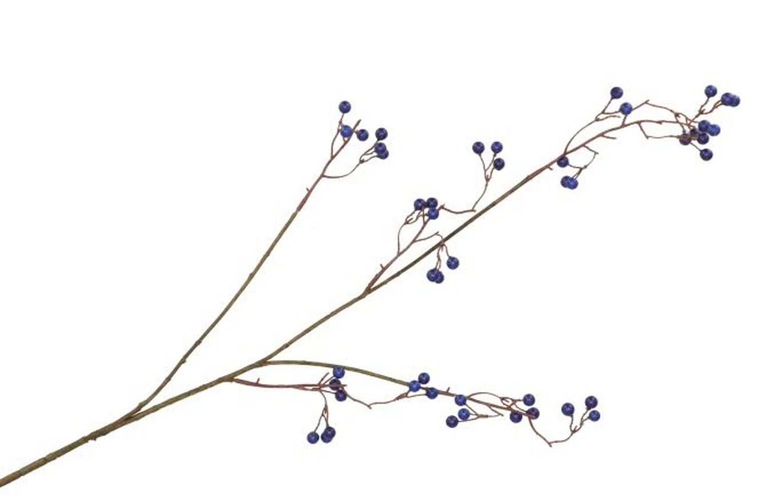 Kunstblume Kunstblume Beeren blau Zweig Beerenzweig günstig online kaufen