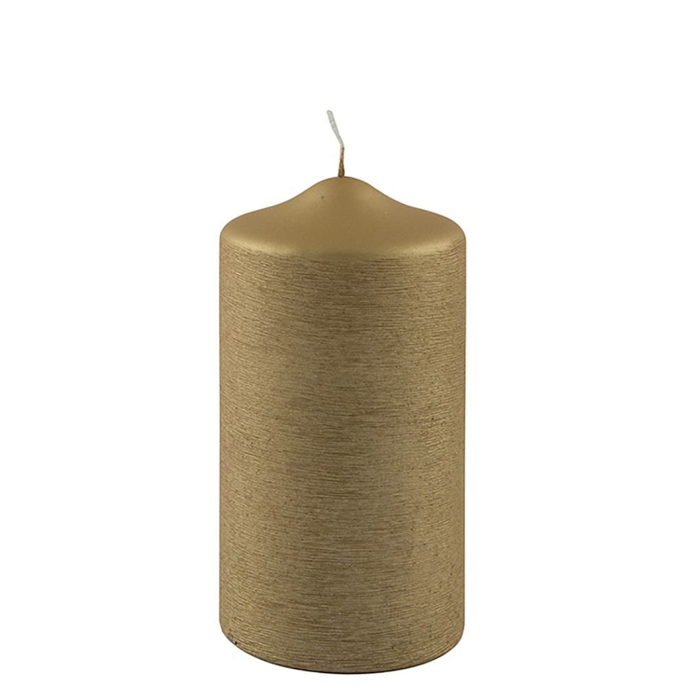 Fink Duftkerze Fink Kerze CANDLE DH 8x15 cm gold Duftkerze Candle