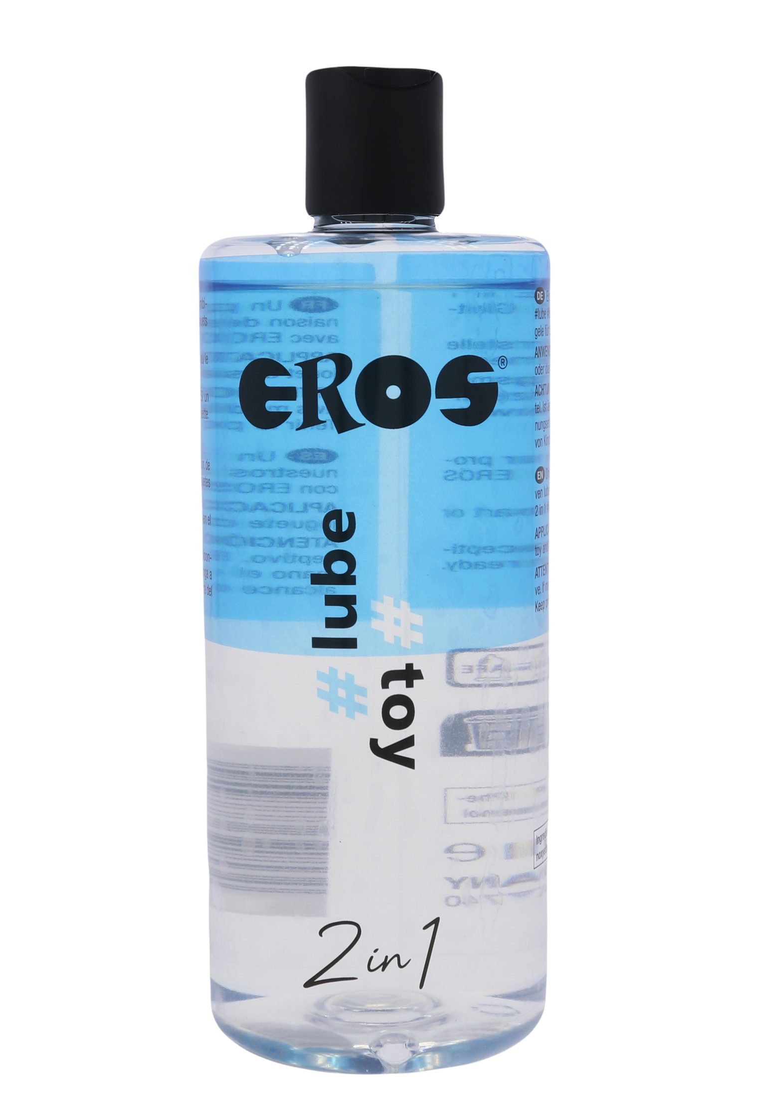 Eros Gleitgel EROS 2in1 #toy #lube - 500ml - auf Wasserbasis, speziell für Sextoys geeignet - Latexkondomsicher - Made in Germany