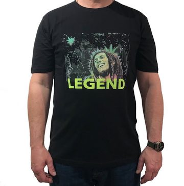 Sidney Maurer T-Shirt "Bob Marley" (Stück, 1-tlg., Stück) mit Frontprint